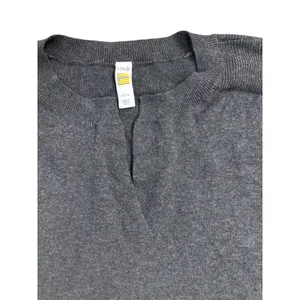 Lole Dark Gray Long Sleeve V-Neck Casual‎ Sweater Dress Pockets XL thumbnail 5