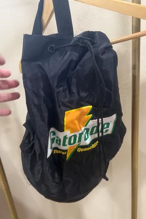 Vintage nylon Gatorade backpack Black thumbnail 1