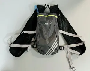 Avia Grey Gray Black Lime Sports Camping Hiking 1 Liter (32 oz) Hydration Backpack Bag with Removable Bladder 🚵 thumbnail 1