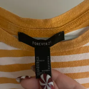 Forever 21 Mustard and White Striped Tee thumbnail 2