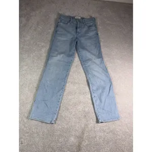 FRAME Le Sylvie Crop Jeans Womens 26 Blue Med Wash High Rise Slim thumbnail 3