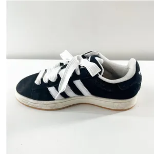 Adidas Originals Campus Shoes Sneakers in Black And White Stripe Mens 6 / W 7 thumbnail 6
