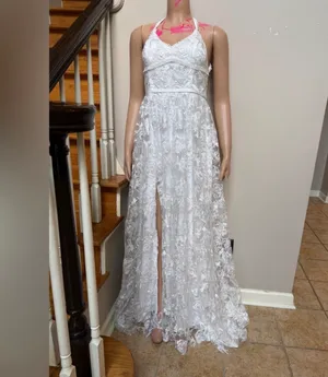 Ryanth Long Lace Wedding Dresses Bride Simple Beach Dress Train Boho Bridal thumbnail 7