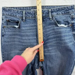 Old Navy 12 Kicker Bootcut Jeans Extra High-Rise Smooth Pockets‎ Stretch Raw Hem thumbnail 11