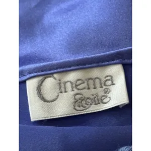 Cinema Etoile Womens Purple Floral Lace Slip Dress‎ Lingerie Satin Silky Vintage thumbnail 2