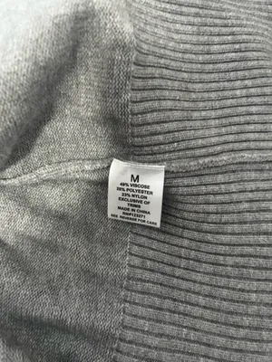 Grey zip up sweater Gray Size M thumbnail 3
