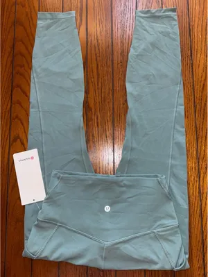 Lululemon Align With Pockets High-Rise 25” Tidal Teal Size 6 NWT thumbnail 1
