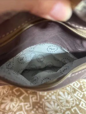 Myra Bag Teal, Brown & Cream Floral Flap Backpack thumbnail 7