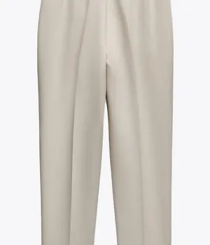 Zara Cream Trousers with Classic Pleats thumbnail 2