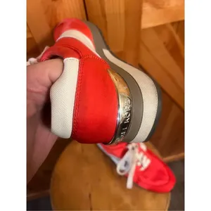 Orange/White Michael Kors Allie Model Sneakers Women'S Size Us 6.5m thumbnail 11