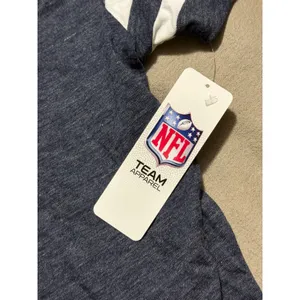 NFL Team Apparel Chicago Bears Womens V-Neck Graphic T-Shirt Heather Navy Small thumbnail 4