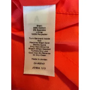 Talbots Coral Skirt‎ Tie Waist Front Slit 2 classic elegant boho whimsi Y2K thumbnail 4