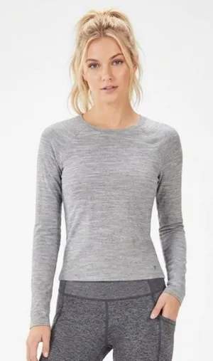 Fabletics size xsmall grey athletic shirt thumbnail 1