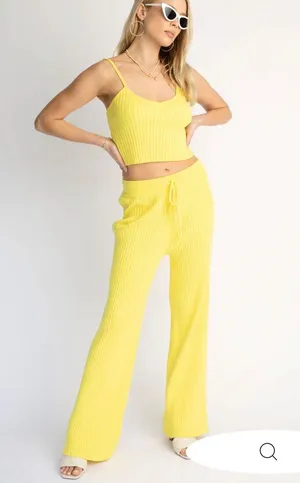 VICI Laid Back Luxe Ribbed Set thumbnail 1