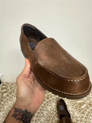 BOBS from Skechers Brown Slip-On Loafers with Contrast Stitching thumbnail 7