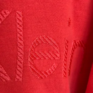 Calvin Klein Performance Womens‎ Red Embroidered Logo Hoodie Sweatshirt Medium thumbnail 4