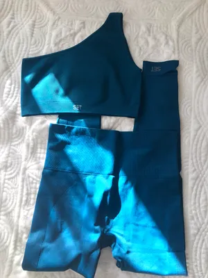 Set Active Leggings And Matching One Shoulder Bra thumbnail 1