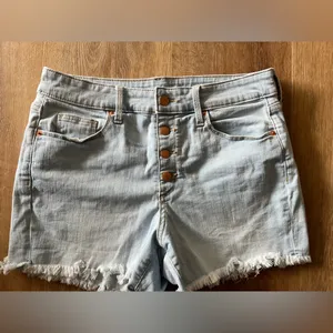 Universal Threads Blue Jean Shorts- Size 10 thumbnail 2
