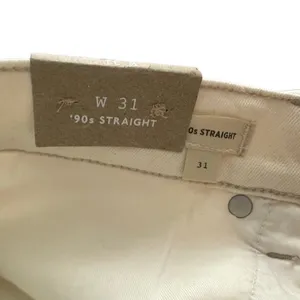 Madewell 90s Straight Jeans‎ High Rise Size W31 White Cream Fitted Through Hip thumbnail 4