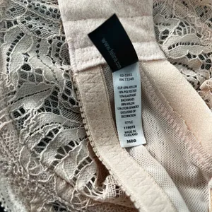 Felina Like New 36DD 115073 Peridot Unlined Lace Mesh T Shirt Bra Women’s Nude Beige thumbnail 6