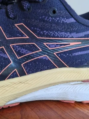 Asics Gel Kayano 29 Women’s Sz 9 Stability Running Sneakers Blue Midnight Papaya thumbnail 7