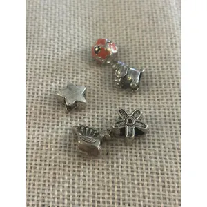 A474 charm bracket silver plated 5 pcs thumbnail 2