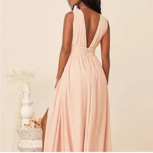 Lulu's Heavenly Hues Blush Maxi Dress NWT thumbnail 2