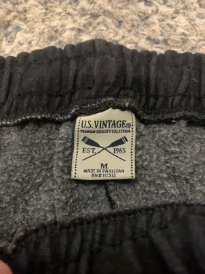 U.s. Vintage Womens dark grey joggers thumbnail 3