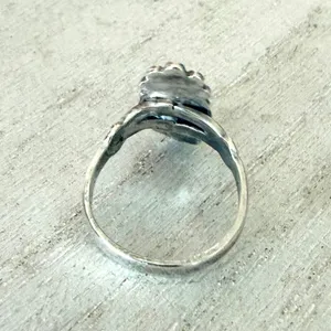Vintage Sterling Silver Turquoise Ring Southwestern Navajo thumbnail 5