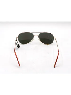 Aviator Sunglasses Gold Frame Mirrored Lenses UV400 Protection Black Pouch NEW thumbnail 4