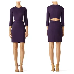 Amanda‎ Uprichard Purple Minka Dress women’s size S thumbnail 2
