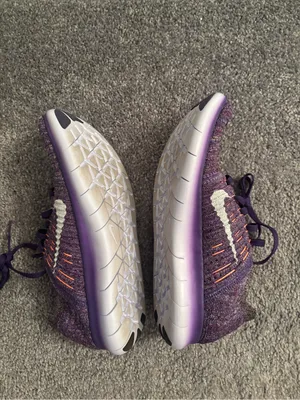 Nike Women's Free Purple Knit Running Sneakers, Size 8.5 thumbnail 5