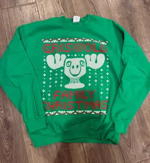 National Lampoon’s Christmas Vacation Griswold Family Christmas Crewneck Sweater Unisex Size Medium Worn Once and in Perfect Condition thumbnail 1