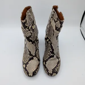 Coach Elisa Bootie FG2901 Womens‎ Snakeskin Leather Block Heel Ankle Boots 6B thumbnail 4