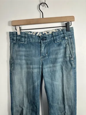 7 For‎ All Mankind Vintage Y2K Flare Jeans Women’s Size 26 thumbnail 4