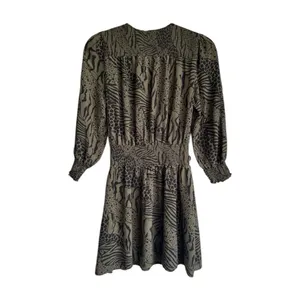 Rails Zana Olive Mixed Animal Print Mini Dress - Size S - Olive Green‎ thumbnail 5