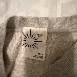 Aerie Light Gray Crewneck Top thumbnail 2