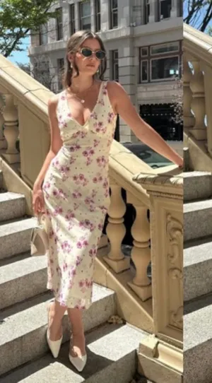 Princess Polly Midi Dress Floral thumbnail 1