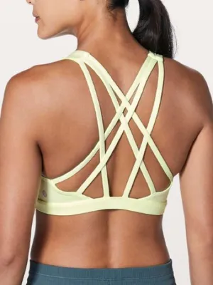 Lululemon Free To Be Serene Bra Fluro Citrus 8 thumbnail 2