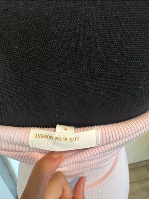 Live in the Moment Seamless Strapless Ribbed Bandeau Bodysuit - Light Pink thumbnail 4