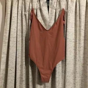 Aerie One-Piece Ruffle Low Back Mallot  thumbnail 6