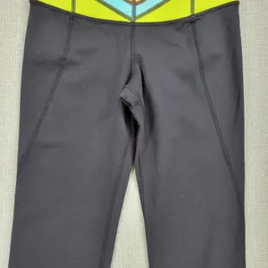 Lululemon Womens Gather Crow Yoga Leggings 4 Black Crop Split Wide Leg Capri thumbnail 3