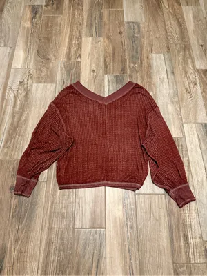 Free People We the Free Southside Thermal Top thumbnail 4