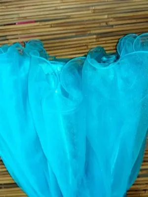 Let's Fashion XS Turquoise Blue Beaded Formal Dress thumbnail 4