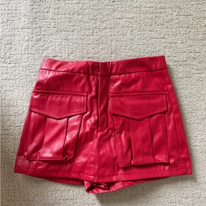 Fancy D Boutique Red Leather Skort thumbnail 2