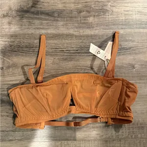Free People We are HAH Wired Bra in Brown Sugar thumbnail 2