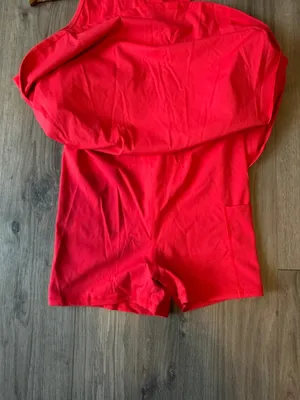 SHEIN Bright Pink Active shorts & Pocket Sleeveless Sundress thumbnail 2