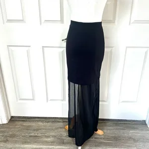 Cheap Monday chizu long black skirt thumbnail 5