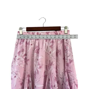 Gianni Bini Pink Floral Coquette Fairy Mini Skirt Size Medium NWT thumbnail 4