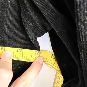 Black Corduroy Jacket Women's Vintage 90s 2000s Y2K 2000s Grunge‎ Retro Large thumbnail 7
